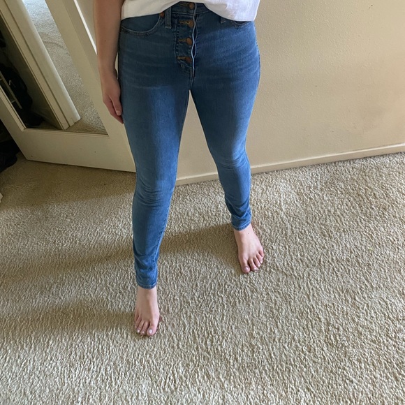 Madewell High Rise Skinny DeWitt Jeans - Picture 5 of 7